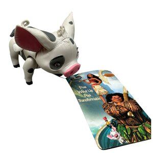 Disney store Moana Pua Wind-Up Toy transformable movable gray 4" READ NEW